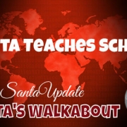 Santa Teaches School