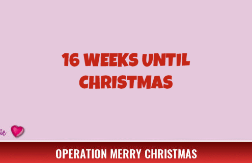16 Weeks Until Christmas