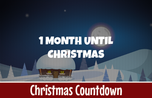 1 Month Until Christmas