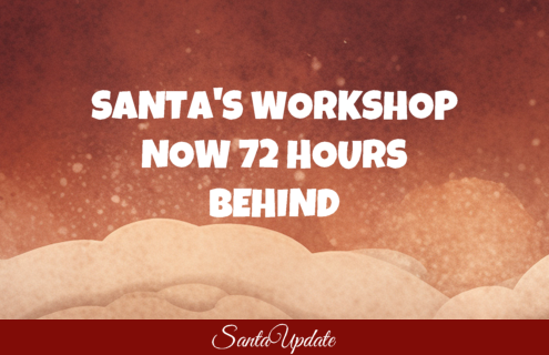 Workshop is 72 Hours Behind