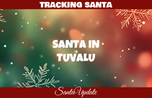 Santa is in Tuvalu
