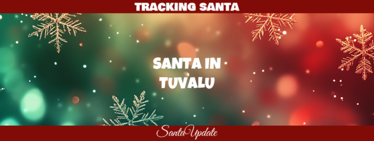 Santa is in Tuvalu
