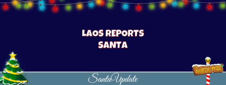 Santa in Laos