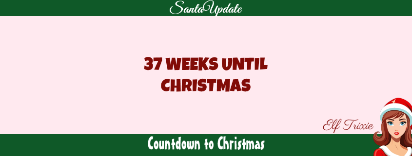 37 Weeks Until Christmas