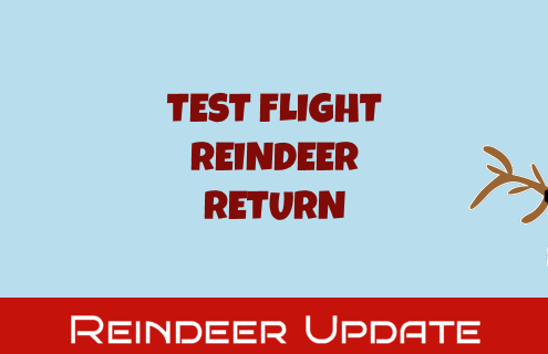 Test Flight Reindeer Return