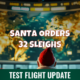 Santa Orders 32 Sleighs
