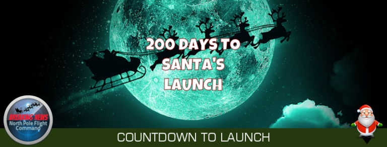 200 Days Until Santa's Launch