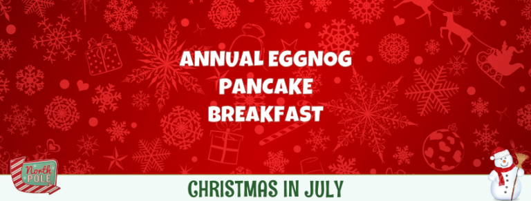 Eggnog Pancake Breakfast