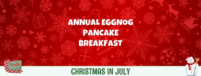 Eggnog Pancake Breakfast
