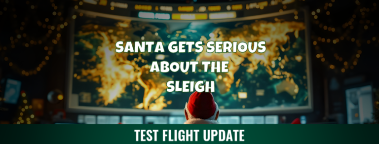 Santa Gets Serious About the Sleigh