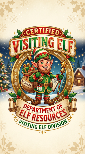 Certified Visiting Elf Certified Visiting Elf