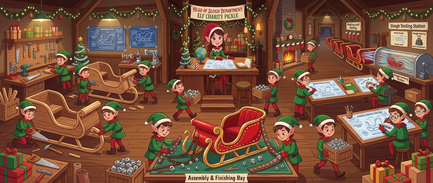 North Pole Sleigh Department North Pole Sleigh Department