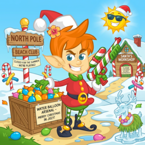 Christmas in July at the North Pole Christmas in July at the North Pole